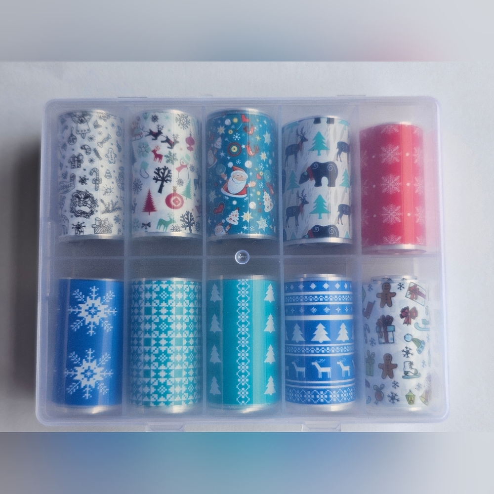 NWOT Festive Nail Art Foil Set